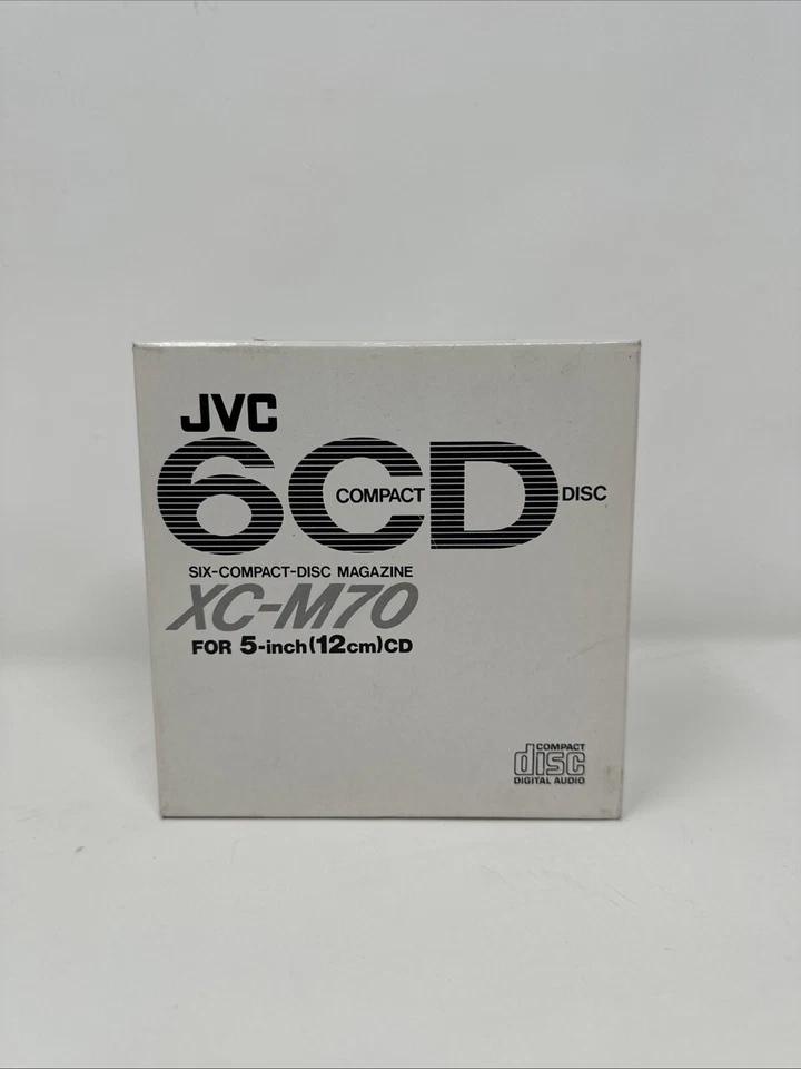 JVC 6 CD Compact Disc Magazine Cartridge Car Changer Model XC-M70 New In Box! - Image 1 of 3