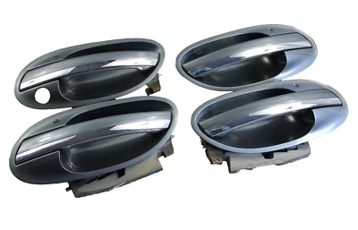 02-08 BMW E65 760I 750LI MANIJAS PUERTA EXTERIOR DELANTERO/TRASERO CONFORT ACCESO GRIS Foto 1 de 4