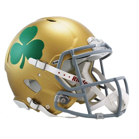 Notre Dame Fighting Irish Shamrock Riddell Speed Authentic Football Helmet Cover