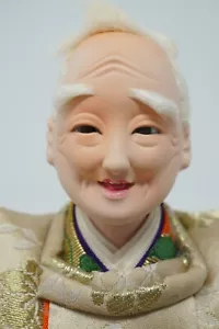 Muñeca japonesa Hinamatsuri antiguo samurai vintage original de Japón 0901C8 - Imagen 1 de 10