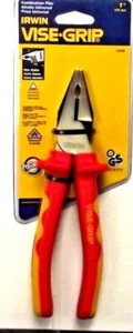 Irwin 13980 7" Insulated Combination Plier With Wire Cutter 1000v - Picture 1 of 1