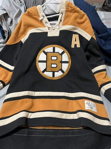 Old Time Hockey Hoodie Bobby Orr Collection Men’s L Bruins Sweatshirt Jersey Cover