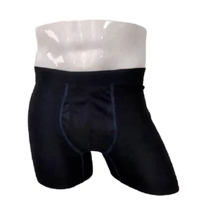Reebok Men's Boxer Briefs 4-Pack Performance Stretch Wicking Black - Picture 1 of 6