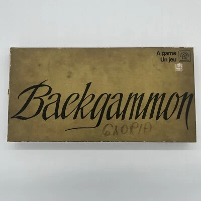 Vintage 70s Backgammon Set House of Games Waddingtons Complete (1973) - Image 1 of 4