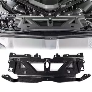 Carbon Fiber Water Tank Radiating Plate Cover Trim Fit G8X G80 G82 M3 M4 21+ - Picture 1 of 6