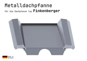 Metalldachpfanne Finkenberger Pfanne, Dachpfanne PV, Metalldachplatte - Bild 1 von 7