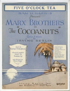 MARX BROTHERS IRVING BERLIN BROADWAY SHOW Noten 1925 Fünf Uhr Tee - Bild 1 von 1