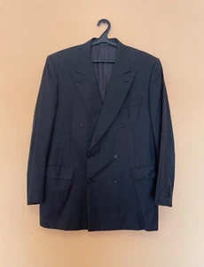 CANALI Woll Zweireiher Blazer Ing Loro Piana Super 120s Grau Herren Gr: 56 - Bild 1 von 14