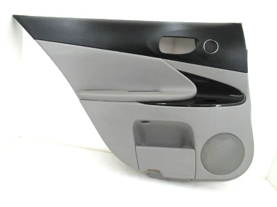 06 07 LEXUS GS300 GS430 GS350 REAR DRIVERS LEFT SIDE DOOR PANEL CARD TRIM GRAY - Imagem 1 de 4