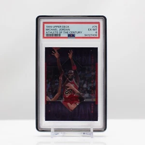 NBA Basketball 1999 Upper Deck Michael Jordan #75 Athlete Of The Century PSA 6 - Picture 1 of 4