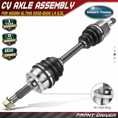Передняя водительская ось CV в сборе для Nissan Altima L4 2,5 л 2002-2006 механическая коробка передач - Изображение 1 из 4