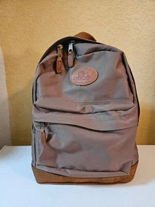 Cherokee Herren oder Damen Rucksack grün Canvas Kunstlederbesatz verstellbare Träger - Bild 1 von 16