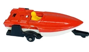 VINTAGE 1975 MATCHBOX SUPERFAST RARE RED SEAFIRE SEA FIRE RACE BOAT 1:64 - Picture 1 of 5