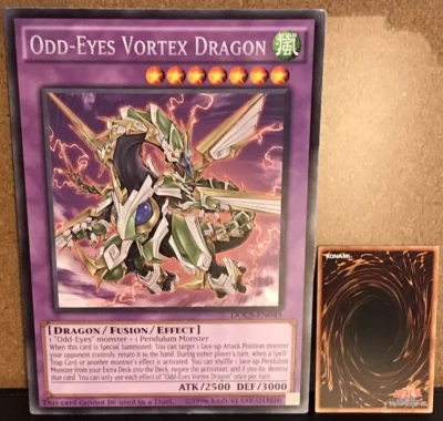 Jumbo Oversized YUGIOH Promo ODD-EYES VORTEX DRAGON Topper DOCS-EN045 YU-GI-OH! - Image 1 of 3