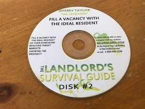 FILL A VACANCY WITH THE IDEAL TENANT AUDIO CD BY JEFFREY TAYLOR (MR LANDLORD) - Picture 1 of 1