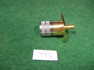 Test Port Connector - 3.5mm Bulkhead - Gold -  Very Nice! Used. - Picture 1 of 6