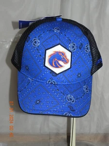 Boise State Broncos Wrangler Blue Bandana Mesh Snapback Trucker Cap - Bild 1 von 8