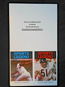 1989 Great Sports Legends set (14) Hank Aaron Dick Butkus Joe Frazier Havlicek - Picture 1 of 9