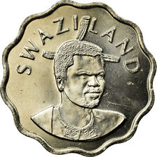[#589206] Moneta, Suazi, King Msawati III, 5 Cents, 2002, British Royal Mint, AU