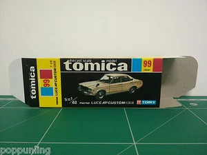 REPRODUCTION BOX for Tomica Black Box No.99 Mazda Luce AP Custom GR II - Picture 1 of 10