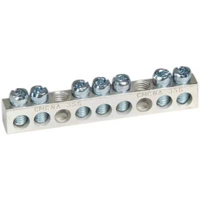 7 Terminal Ground Bar Kit for Qo/homeline Square D Electrical Panel Load Center, - Image 1 of 4