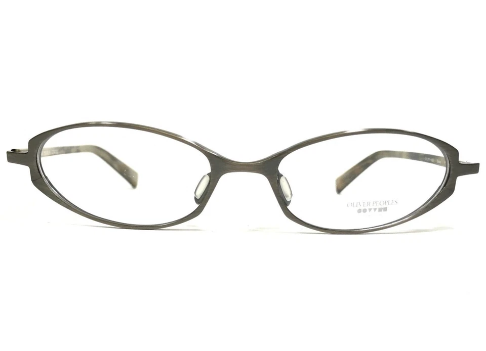 Oliver Peoples Eyeglasses Frames Sissy P Pewter Brown Gray Cat Eye 50-17-135 - Image 1 of 4