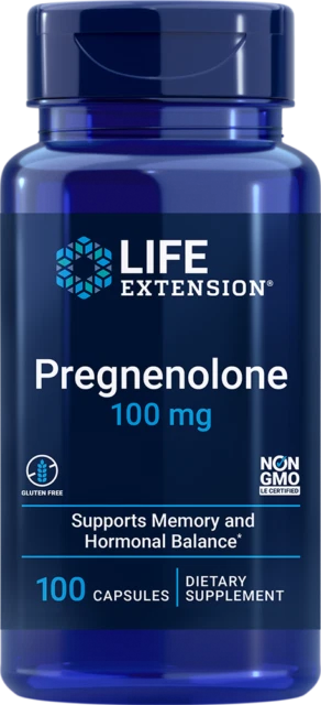 Life Extension Pregnenolone 100mg 100 Capsules - Image 1 of 1