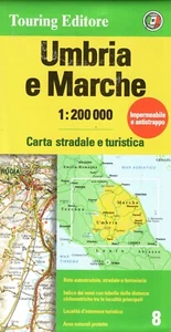 Mapa de Umbría y las Marcas de Touring Club Italiano (2014) (NUEVO) - Imagen 1 de 2