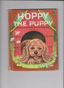 Hoppy The Puppy By Barbara Bates 1950 Wonder Books~ ACCEPTABLE - Picture 1 of 3