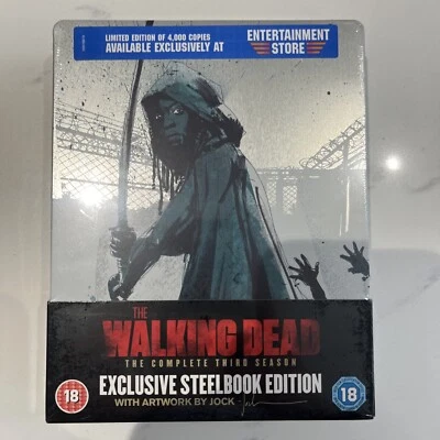 The Walking Dead Third Season Steelbook Edition with Artwork by Jock NEW SEALED - Image 1 of 2