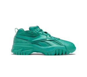 Womens Reebok Club C Cardi B V2 Leather Casual Shoes Size 7 Emerald Green GY7213 - Picture 1 of 6