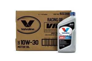 Valvoline VR1 Racing SAE 10W-30 High Performance High Zinc Motor Oil 1 QT Case - Picture 1 of 7
