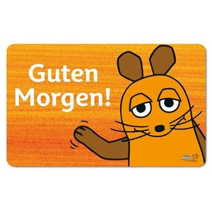Logoshirt®️ Sendung mit der Maus | Maus - Guten Morgen | Frühstücksbrettchen - Bild 1 von 2