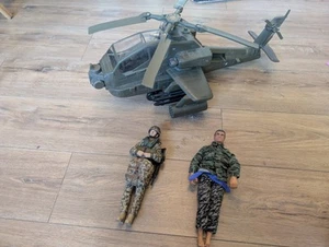 Elicottero Apache HM Forze Armate con 2 personaggi - Foto 1 di 8