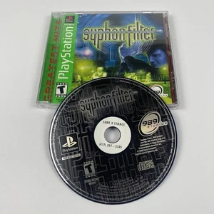 Syphon Filter (PS1 Sony PlayStation 1) Complete CIB with Manual Tested Authentic - Picture 1 of 10