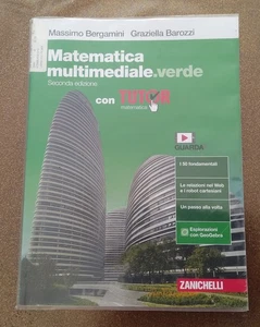 MATEMATICA MULTIMEDIALE.VERDE VOLUME 2 CON TUTOR 9788808541819 ZANICHELLI - Foto 1 di 2