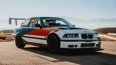 BMW 325is 1995 coche de carreras S54 3,2 L, HTE-R, vanos reconstruidos, ruedas Arc-8 Foto 1 de 4