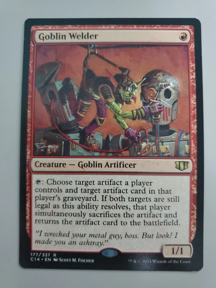MTG Goblin Welder Commander 2014 Regular Rare - Image 1 of 1