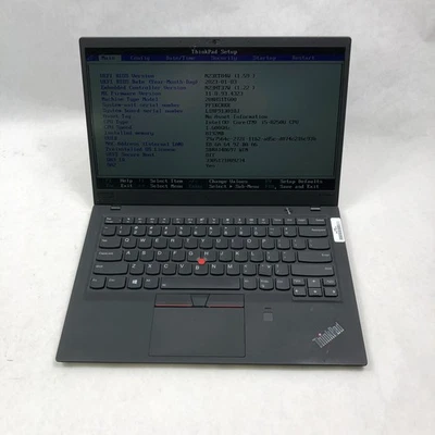 Lenovo ThinkPad X1 Carbon 6ta Generación i5-8250U 1.6GHz 8GB 14" FHD - Sin SSD/AC Lectura* Foto 1 de 4