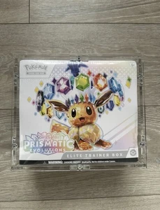 Pokemon Prismatic Evolutions Elite TrainerBox Sealed + Acryl Case - Bild 1 von 3