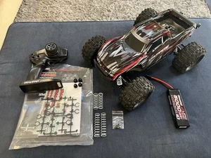TRAXXAS Stampede 4X4 VXL 3S 5000 mah LiPo Battery Brushless Aluminum Shock Caps - Picture 1 of 11