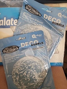 Qualatex Deco Bubble Scroll Filigree 2 Pack 20 Inches New Sealed - Picture 1 of 3