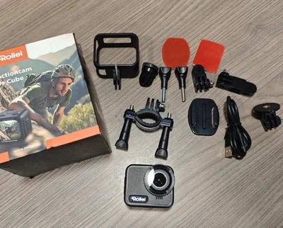 Kamera 4K 60FPS ActionCam ROLLEI 9S CUBE NEUWERTIG  OVP  22 MONATE GARANTIE - Bild 1 von 4