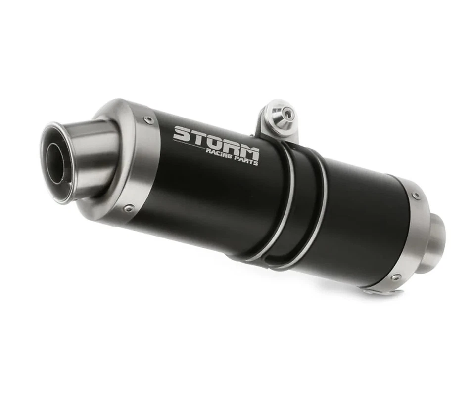 Storm By MIVV Auspuff ABE GP schwarz Suzuki GSF 650 Bandit 2015 15