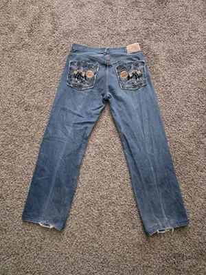 Vintage Red Ape Jeans 34X34 Baggy Skater Hip Hop Y2K Grunge Let It Bee! - Image 1 of 4