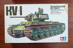 NEW TAMIYA KV-1 TYPE C RUSSIAN HEAVY TANK MOTORIZED 1:35 SCALE MODEL FREE SHIP - Picture 1 of 2