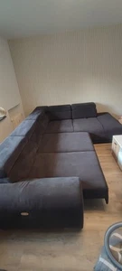 Wohnlandschaft/Eckcouch ca 320cm x 220cm elektronisch ausziehbar - Bild 1 von 12
