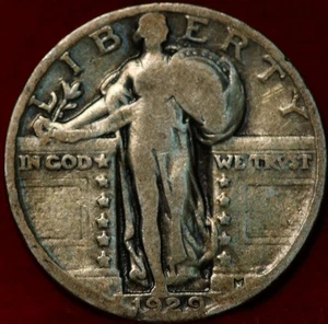 1929 Philadelphia Mint Silver Standing Liberty Quarter - Picture 1 of 2