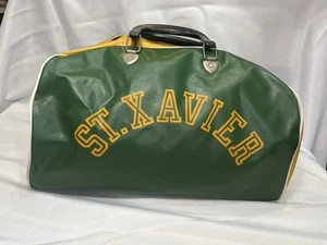 Vintage Saint Xavier St X High School Louisville Ky Vintage Vinyl Gym Bag Duffle - Picture 1 of 12