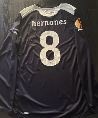 Hernanes Match Worn Issue Lazio third longsleeves 2011-2012 Europa League vs Atm - Immagine 1 di 4